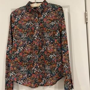 JCREW Liberty of London print shirt